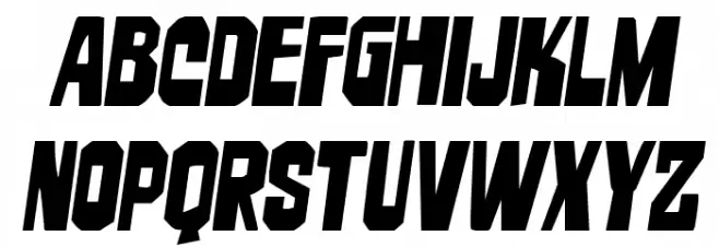 Danse Macabre Semi-Italic 字体 大写