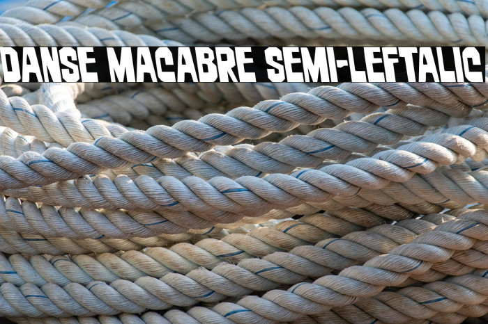 Danse Macabre Semi-Leftalic Example 1