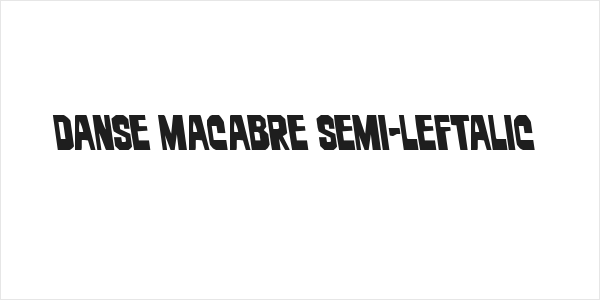 Danse Macabre Semi-Leftalic Logo