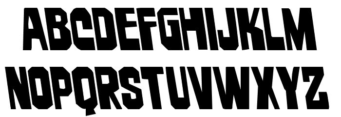 Danse Macabre Semi-Leftalic Font LOWERCASE