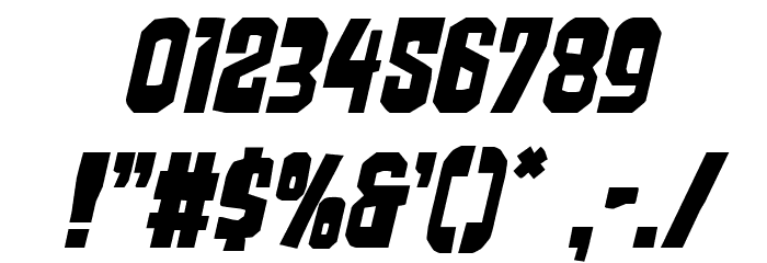 Danse Macabre Spaced Italic Font OTHER CHARS