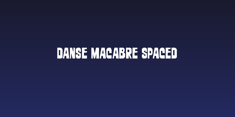 Danse Macabre Spaced Social Header