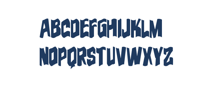 Danse Macabre Wavy Lowercase