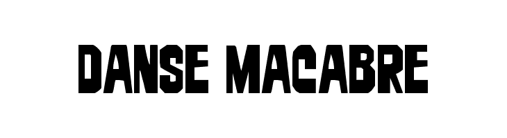 Danse Macabre  Frei Schriftart Herunterladen