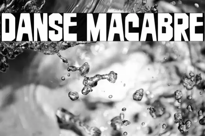 Danse Macabre Font examples