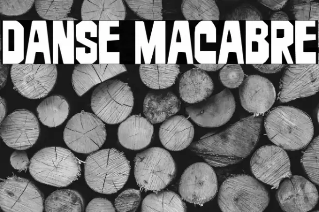 Danse Macabre Font examples