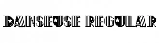 Danseuse Regular  नि: शुल्क फ़ॉन्ट्स डाउनलोड