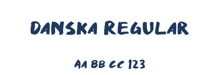 Danska Regular Font Preview