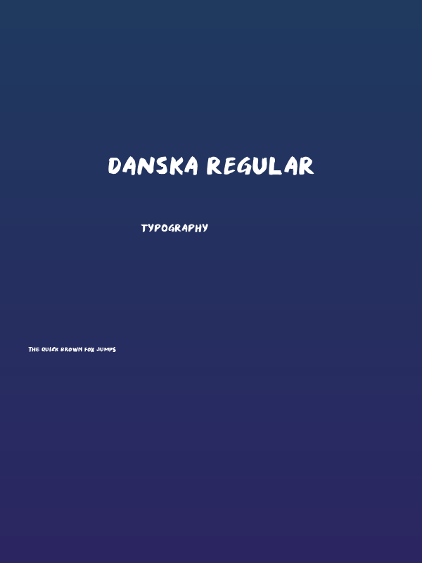 Danska Regular Poster