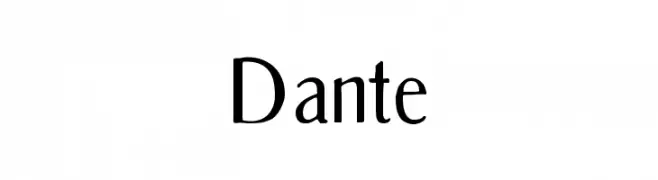 Dante  नि: शुल्क फ़ॉन्ट्स डाउनलोड