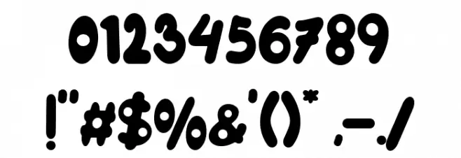 Dantic Regular Font OTHER CHARS