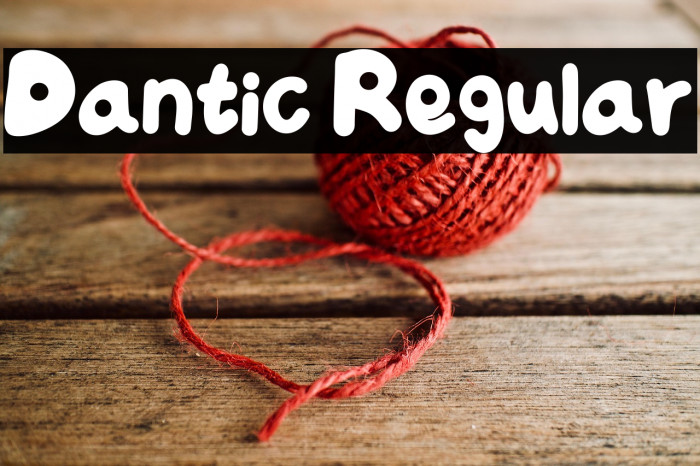 Dantic Regular Example 1