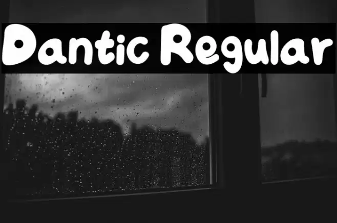 Dantic Regular Font examples