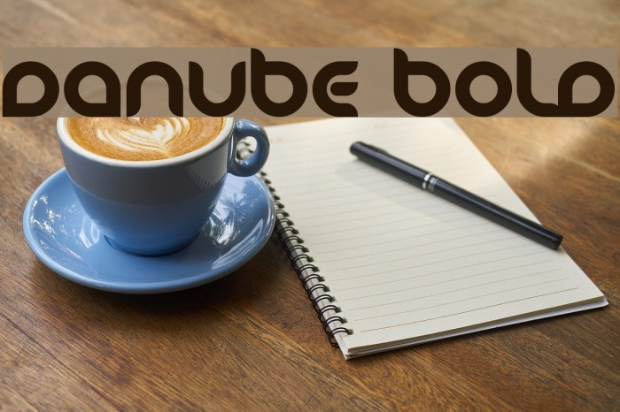 Danube Bold Font examples