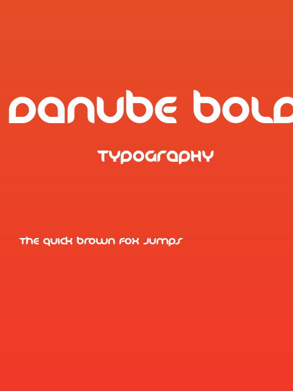 Danube Bold Poster
