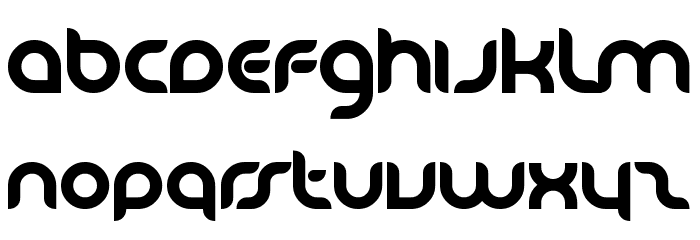 Danube Bold Font LOWERCASE