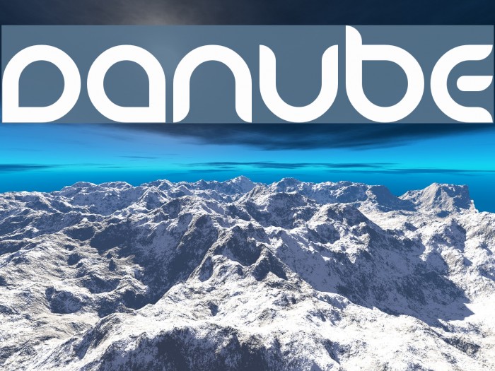 Danube Font examples