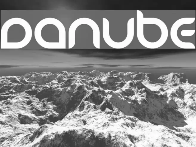 Danube Font examples