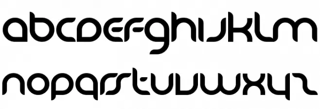 Danube Font LOWERCASE