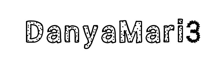 DanyaMari3 Font
