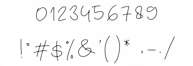 Danyla Font OTHER CHARS