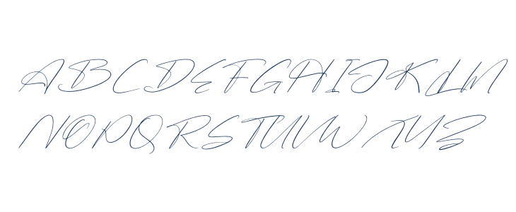 Danymeka DEMO VERSION Italic Uppercase