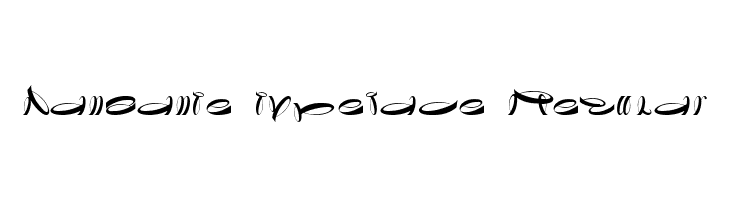 Danzante typeface Regular  font caratteri gratis