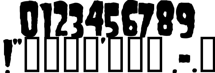 Danzig 4p Font OTHER CHARS