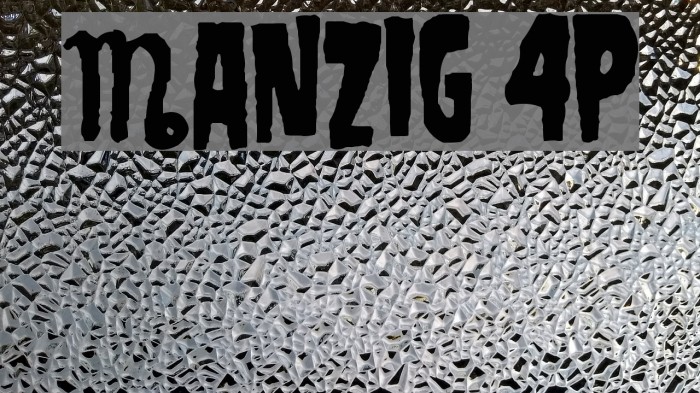 Danzig 4p Font examples