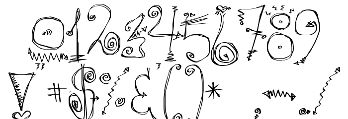 Danzin Regular Font OTHER CHARS