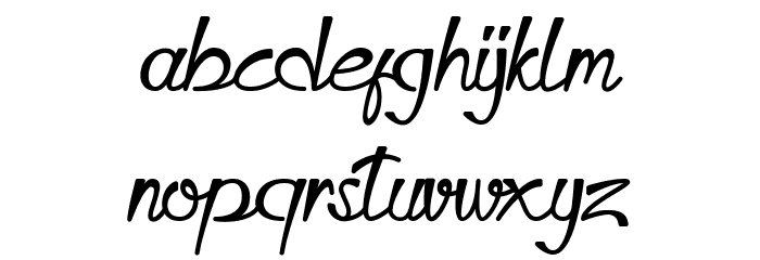 Dapka Font LOWERCASE