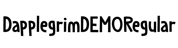 Dapplegrim DEMO Regular Шрифта