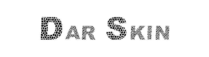 Dar Skin Font