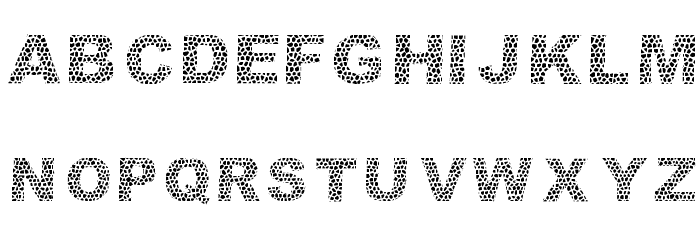 Dar Skin Font LOWERCASE