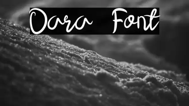 Dara Font examples