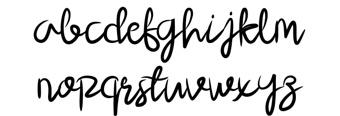Dara Font LOWERCASE