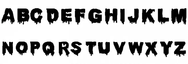 Darah Erc Font UPPERCASE