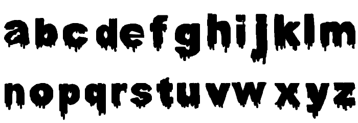Darah Erc Font LOWERCASE