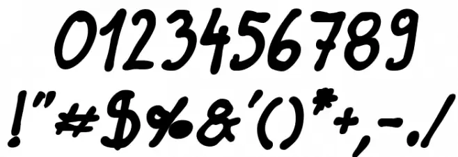 Darbog Bold Italic Font OTHER CHARS