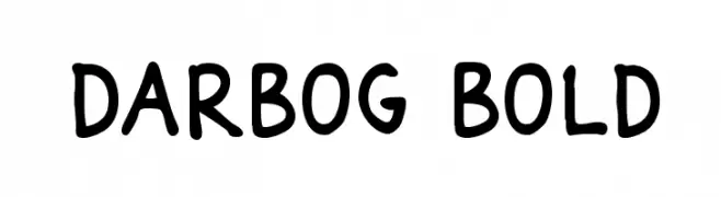 Darbog Bold  Fuentes Gratis Descargar