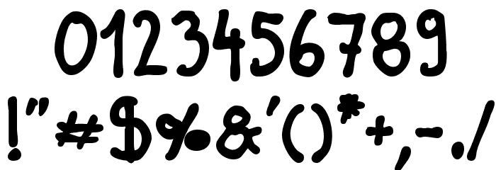 Darbog Bold Font OTHER CHARS