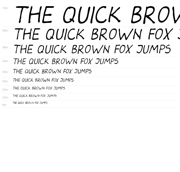 Darbog Italic Waterfall