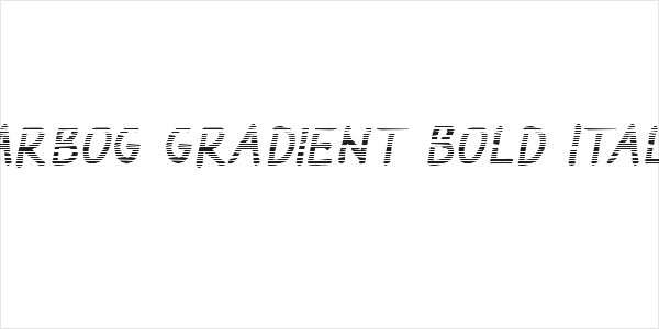 Darbog gradient Bold Italic Logo