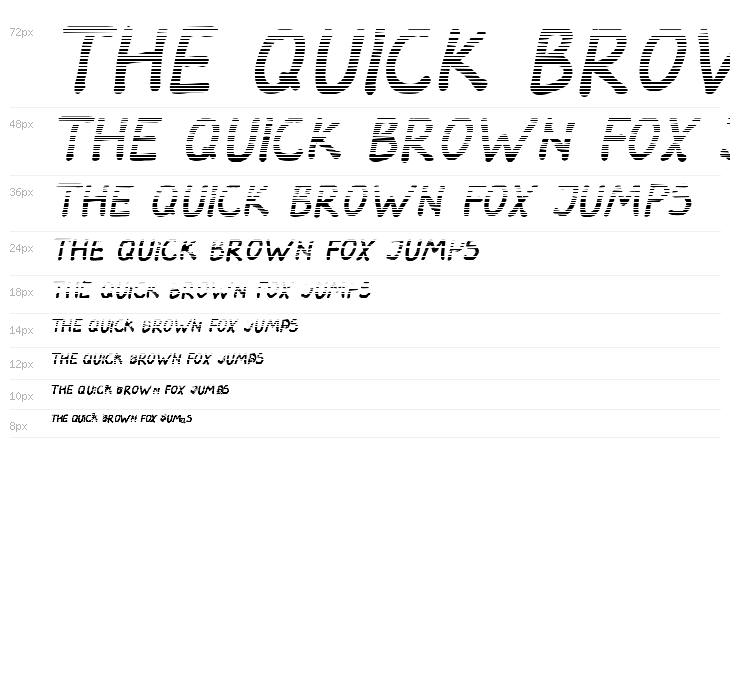 Darbog gradient Bold Italic Waterfall