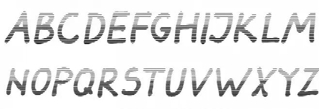 Darbog gradient Bold Italic خط أحرف صغيرة