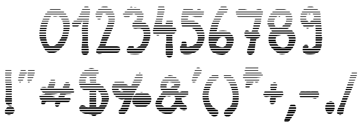 Darbog gradient Bold Font OTHER CHARS