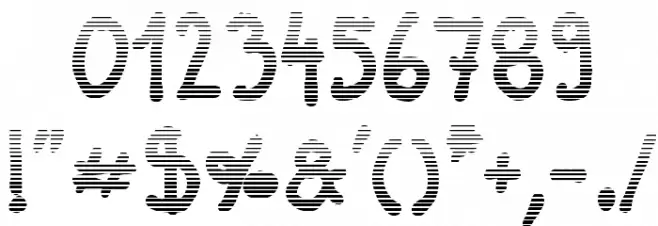 Darbog gradient Bold Font OTHER CHARS