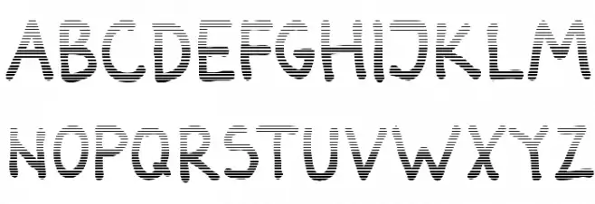 Darbog gradient Bold Polices MAJUSCULES