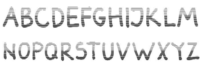 Darbog gradient Bold Font LOWERCASE