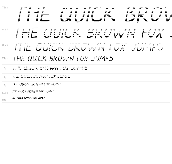 Darbog gradient Italic Waterfall